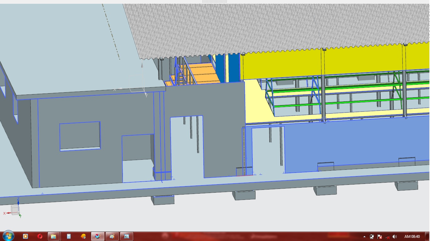 农场大棚仓库模型3D图纸 UG格式